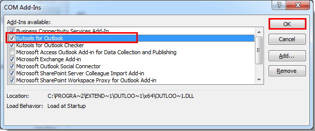 disable add in office